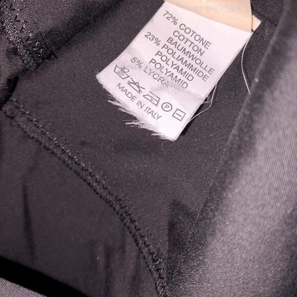 Rivamonti Black Button-Up Long Sleeve Shirt Women's Classic Fit Size M - Picture 7 of 8